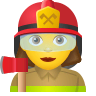Woman Firefighter on Icons8