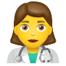 woman-health-worker Emoji icons8