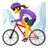 woman-mountain-biking Emoji icons8