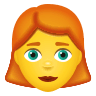 woman-red-haired Emoji icons8