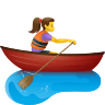 Woman Rowing Boat on Icons8