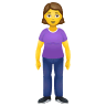 Woman Standing on Icons8