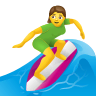 Woman Surfing on Icons8