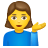 Woman Tipping Hand on Icons8