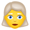 Woman: White Hair on Icons8