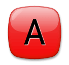 A Button (Blood Type) Emoji on LG Phones