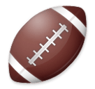 American Football Emoji on LG Phones