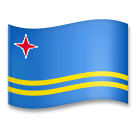 Flagge von Aruba Emoji LG