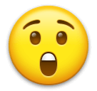 Astonished Face Emoji on LG Phones