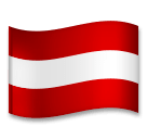 Flagge von Österreich Emoji LG