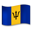 Bandera de Barbados Emoji LG