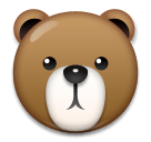Muso di orso Emoji LG