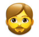 bearded-person Emoji lg