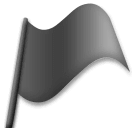 Bandera negra Emoji LG