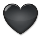 🖤 Black Heart Emoji on LG Phones