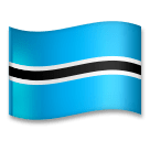 🇧🇼 Bandeira do Botsuana Emoji nos LG