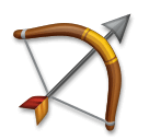 bow-and-arrow Emoji lg