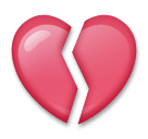 💔 Gebrochenes Herz Emoji auf LG