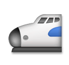 Hochgeschwindig­keitszug mit stromlinien­förmiger Nase Emoji LG