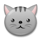 Muso di gatto Emoji LG