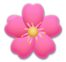 Flor de cerejeira Emoji LG