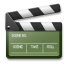 clapper-board Emoji lg