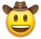 🤠 Faccina con cappello da cowboy Emoji su LG