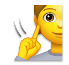 🧏 Deaf Person Emoji on LG Phones