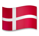 Flagge von Dänemark Emoji LG
