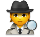 Detektiv(in) Emoji LG