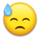 downcast-face-with-sweat Emoji lg
