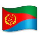 Bandera de Eritrea Emoji LG
