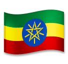 Flagge von Äthiopien Emoji LG