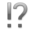 ⁉️ Exclamation Question Mark Emoji on LG Phones