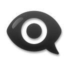 eye-in-speech-bubble Emoji lg