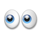 👀 Augen Emoji auf LG