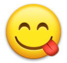 face-savoring-food Emoji lg