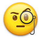 face-with-monocle Emoji lg