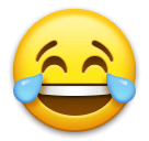 Gesicht mit Freudentränen Emoji LG
