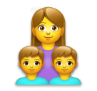 family-woman-boy-boy Emoji lg