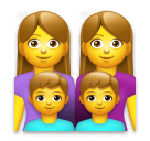 family-woman-woman-boy-boy Emoji lg