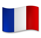 Flagge von Frankreich Emoji LG