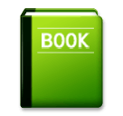 📗 Grünes Buch Emoji auf LG
