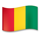 🇬🇳 Flag: Guinea Emoji on LG Phones