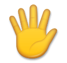 hand-with-fingers-splayed Emoji lg