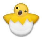 Pollito saliendo del huevo Emoji LG