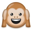 🙉 Macaco com as mãos tapando os ouvidos Emoji nos LG