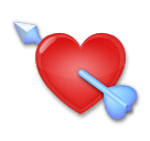 Coração flechado Emoji LG