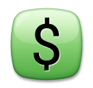 heavy-dollar-sign Emoji lg