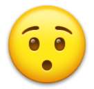 Überraschtes Gesicht Emoji LG